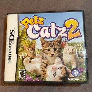 Nintendo DS & Gameboy Advance GBA Petz Catz 2 cartridges Complete set